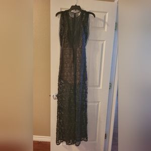Black lace dress